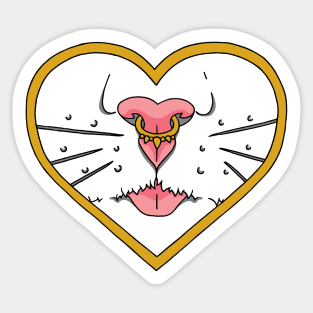 Cute Cats Nose Sticker